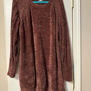 LuLaRoe Women's Sweater Dress - Warm Brown